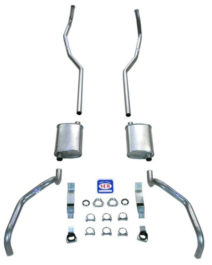 Shafers Classic Reproductions 1967-1969 Camaro 2" Exhaust System with Small Block with 2" Cast Iron Manifolds 23028