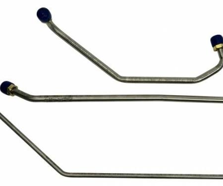 Shafers Classic Reproductions 1969 Chevrolet Camaro Gas Lines (Pump To Carb) Stainless Steel GLK208S
