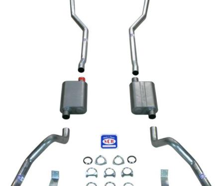 Shafers Classic Reproductions 1967-1969 Camaro 2-1/2" Exhaust System, Big block, Stainless steel 23004S