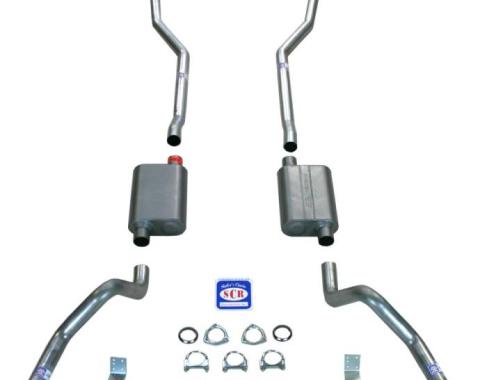 Shafers Classic Reproductions 1967-1969 Camaro 2-1/2" Exhaust System, Big block, Stainless steel 23004S