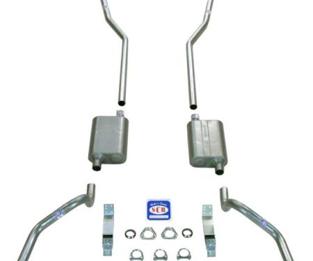 Shafers Classic Reproductions 1967-1969 Camaro 2" Exhaust System with Quickflow Mufflers 23006