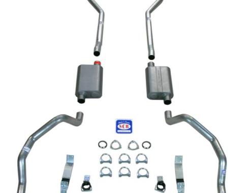 Shafers Classic Reproductions 1967-1969 Camaro 2-1/2" Exhaust System, Big block, Stainless steel 23005S