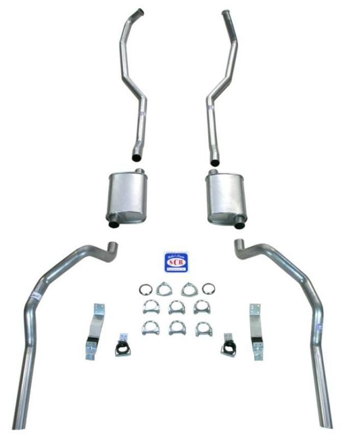 Shafers Classic Reproductions 1967-1969 Camaro 2-1/2" Exhaust System with Big Block with Cast Iron Manifolds 23027