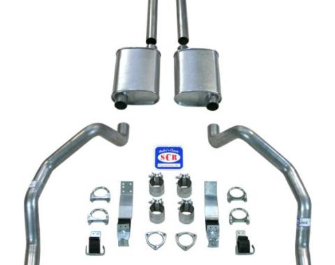 Shafers Classic Reproductions 1967-1969 Camaro "X Style" 2-1/2" Exhaust System with Big Block with Long Style Headers, Stainless steel 23020S