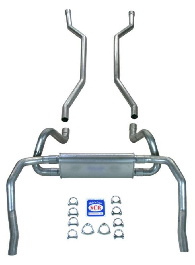 Shafers Classic Reproductions 1967-1969 Camaro 2-1/2" Exhaust System with Small Block Headers, Stainless steel 23010S