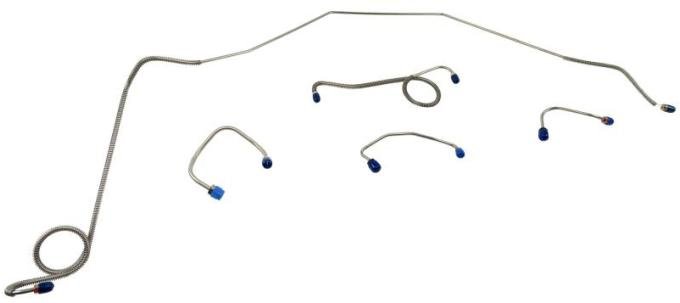 Shafers Classic Reproductions 1969 Chevrolet Camaro Front Brake Line Set, Stainless Steel FBL202S