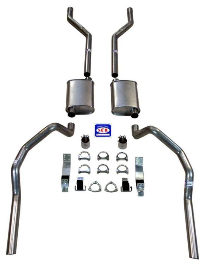 Shafers Classic Reproductions 1967-1969 Camaro 2-1/2" Exhaust System with Small Block with Long Style Headers 23017