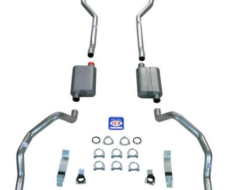 Shafers Classic Reproductions 1967-1969 Camaro 2-1/2" Exhaust System, Big block, Stainless steel 23005S