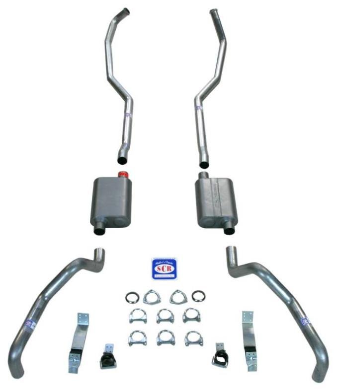 Shafers Classic Reproductions 1967-1969 Camaro 2-1/2" Exhaust System, Big block, Stainless steel 23004S