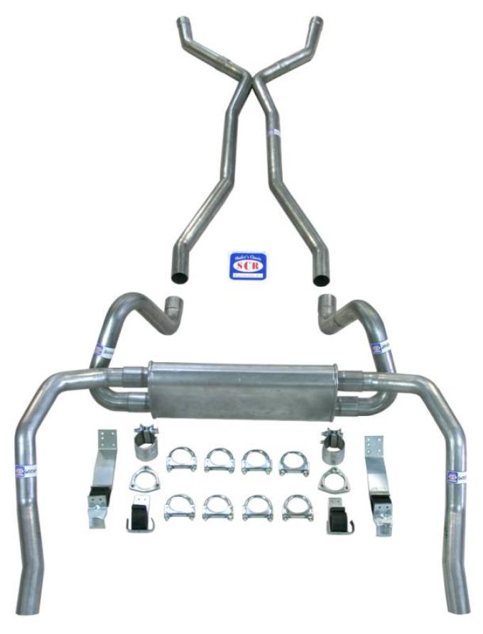 Shafers Classic Reproductions 1967-1969 Camaro "X Style" 2-1/2" Exhaust System with Small Block with Long Style Headers 23018