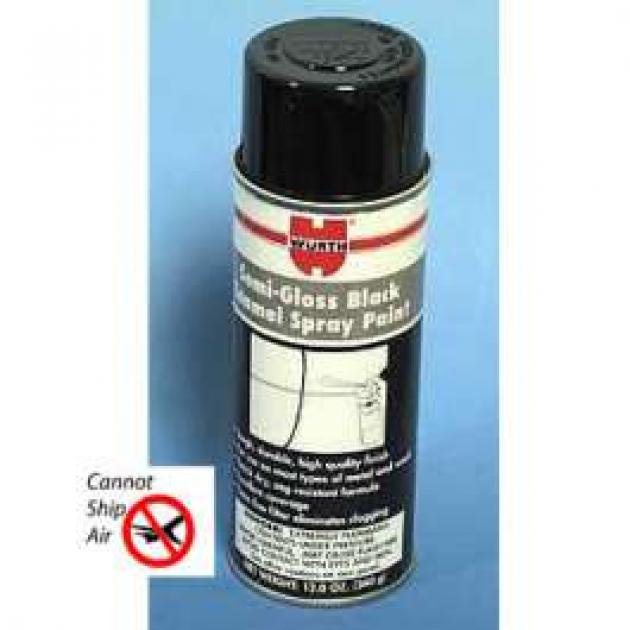 Engine Compartment Paint, Black, Wurth Camaro Depot