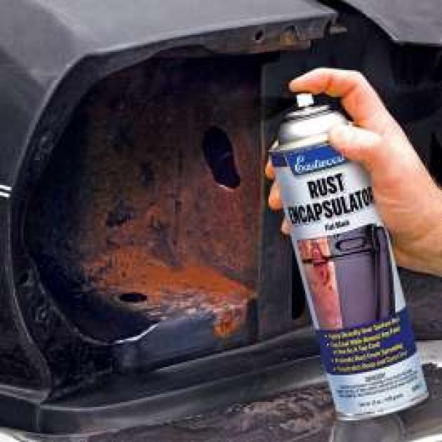 Rust Encapsulator Black Aerosol Paint, 16oz Camaro Depot