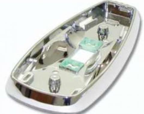 Dome Light Base, Chrome, For All Cars Except Convertible, 1964-1970
