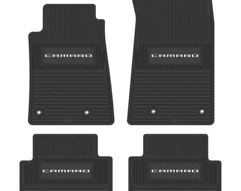 FlexTread 10-15 Chevrolet Camaro RWD Floor Mats (4pc) w/ Camaro Logo NGCV60071