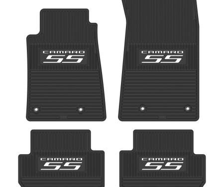 FlexTread 10-15 Chevrolet Camaro RWD Floor Mats (4pc) w/ Camaro SS Logo NGCV60068