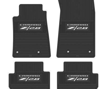 FlexTread 10-15 Chevrolet Camaro RWD Floor Mats (4pc) w/ Camaro Z/28 Logo NGCV60067