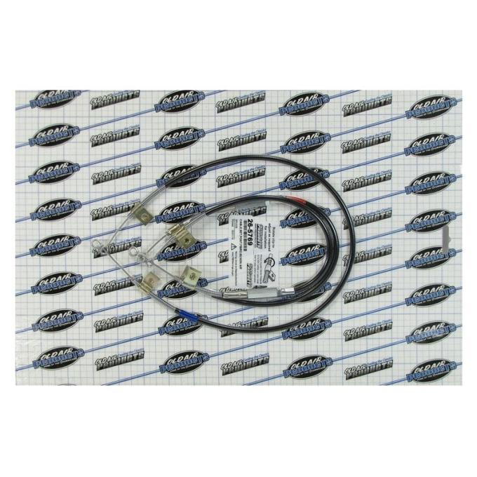 Firebird Heater Control Cable Set, For Cars Without Air Conditioning, 1969