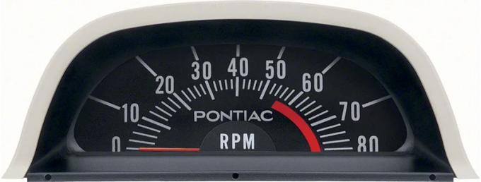 AMD Hood Tachometer, 5500 Redline (V8 Point Ignition), 69 Firebird K-6468975