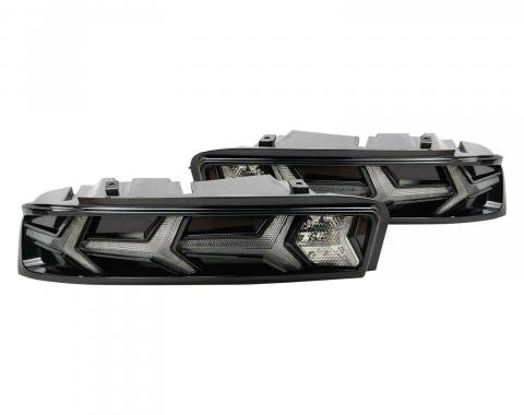Morimoto 2016-2018 Chevrolet Camaro XB LED Taillight Kit, Smoke LF401