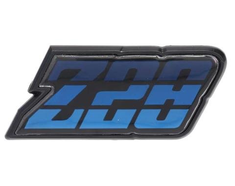 AMD Gas Door Emblem, Z28 Blue, 80-81 Camaro T-6952