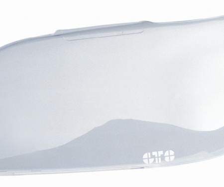 GT Styling GT0153C, Headlight Cover, Full Cover, Solid, Clear, Plastic, Set Of 2