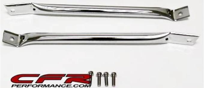 CFR Performance Chrome Radiator Support Bars - Camaro 1970-81 HZ-9176