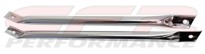 CFR Performance Chrome Radiator Support Bars - Camaro-Firebird 1967-69 HZ-9175