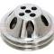 CFR Performance Chevy Small Block Aluminum Polished Water Pump Pulley - 2 Groove (Short) HZ-9479-POL
