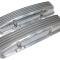 CFR Performance Aluminum Valve Covers - Short Style - Compatible with Chevy Small Block 283-400 - Finned - No Holes - Polished HZ-6031-3-H-POL