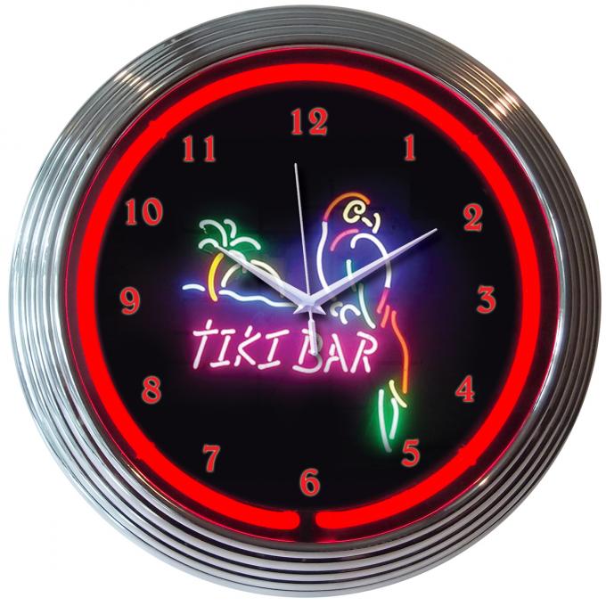 Neonetics Neon Clocks, Tiki Bar Neon Clock