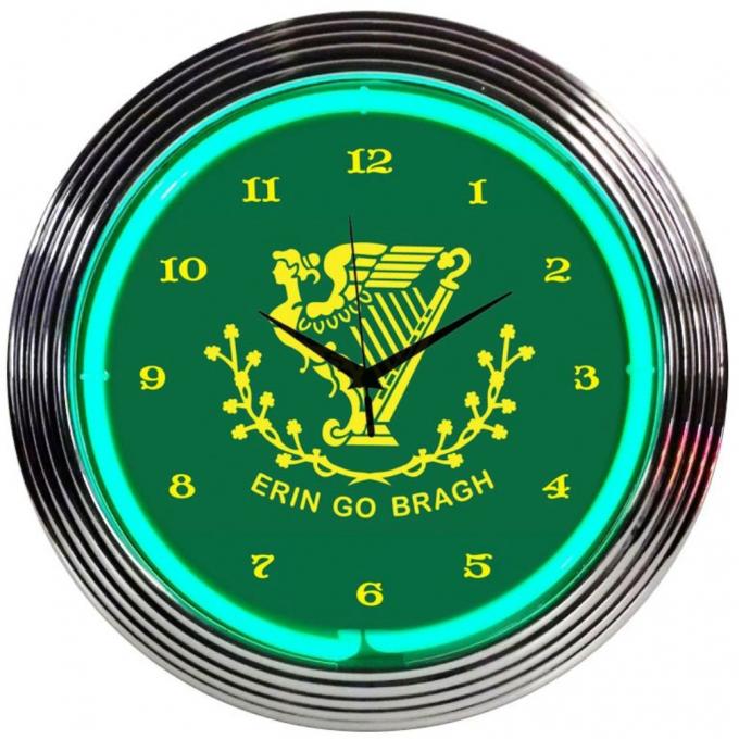 Neonetics Irish Erin Go Bragh Neon Clock - Thumbnail 5