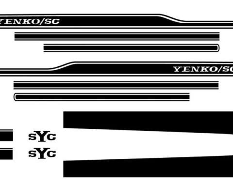 AMD Stripe Set, "SYC YENKO"- Black, 69 Camaro K-SK301