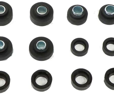 AMD Body Mount Bushing Kit, Subframe and Radiator Support, 12 pc Set, 70-72 Camaro Nova Firebird K-K3028