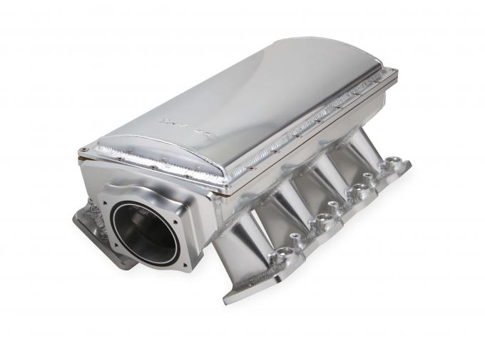 Holly Sniper EFI Fabricated Race Series Intake Manifold, GM LS1/LS2/LS6, Silver 832141