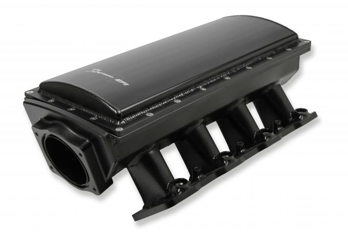 Holly Sniper EFI Fabricated Race Series Intake Manifold, GM LS1/LS2/LS6, Black 832142