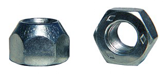 Redline Restomotive® Wheel Lug Nut Steel, with Correct Diamond Head Punches, 7/16-20