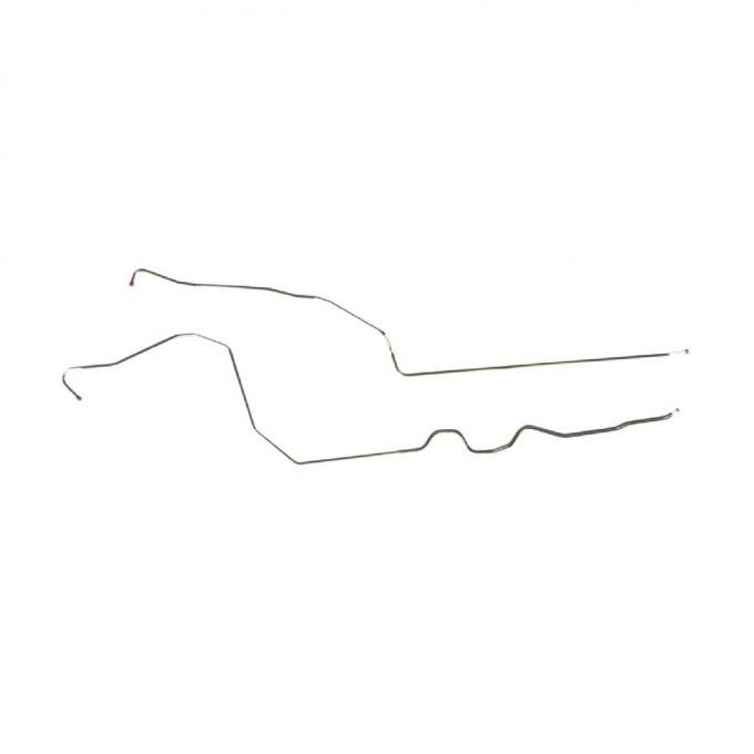Right Stuff 1971-73 Pontiac Trans Am, Pre-Bent 3/8" OE Steel Front To Rear Fuel Line FGL7103