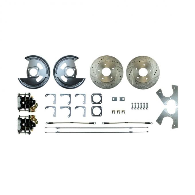 Right Stuff 1964-77 GM A/F-Body, Non-Staggard Shocks, Rear Disc Brake Conversion Kit AFXRD01S