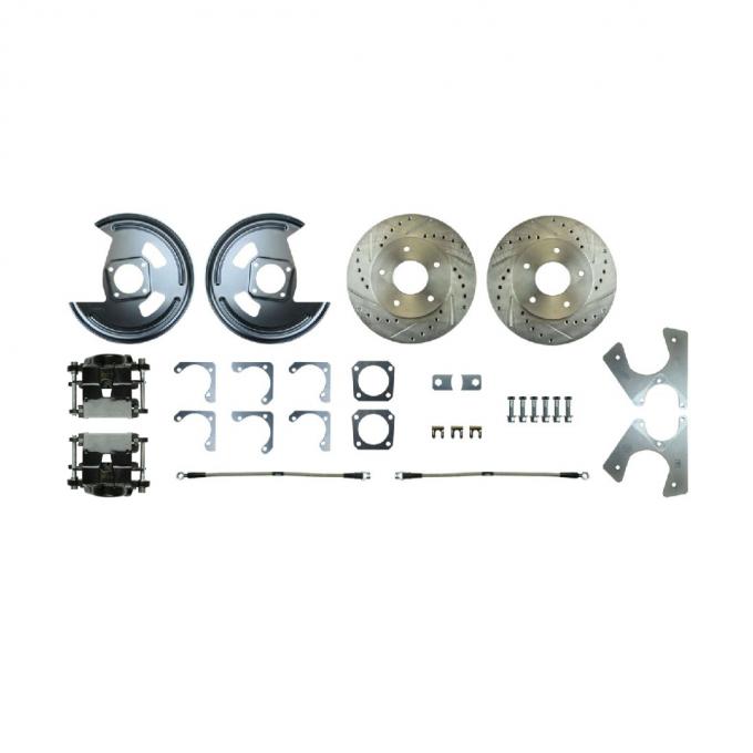 Right Stuff 64-77 GM A/F/X-Body, 10/12 Bolt,Non-Staggered Shock, Rear Disc Brake Conversion AFXRDM1S