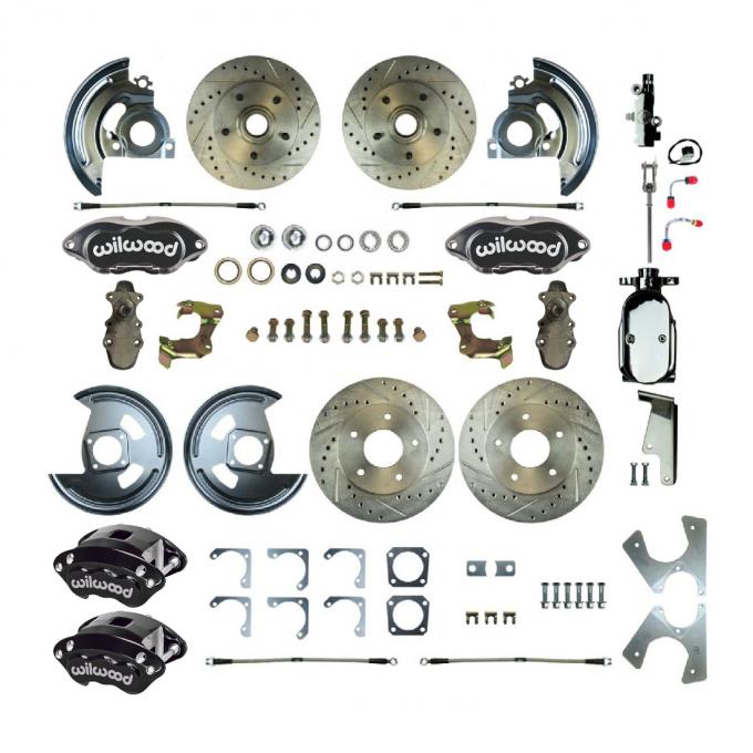 Right Stuff 1967 Camaro/Firebird, Performance Series, 2" Drop, 4-Wheel Disc Brake Conversion AFXSD22DSX