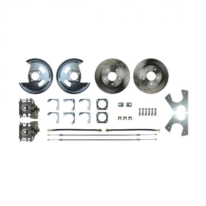 Right Stuff 1964-74 GM F/X-Body Rear Power Disc Brake Conversion for Factory 14" Wheel Setup AFXRD13
