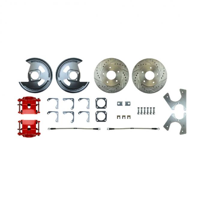 Right Stuff 64-77 GM A/F/X-Body, 10/12 Bolt,Non-Staggered Shock, Rear Disc Brake Conversion AFXRDM1Z