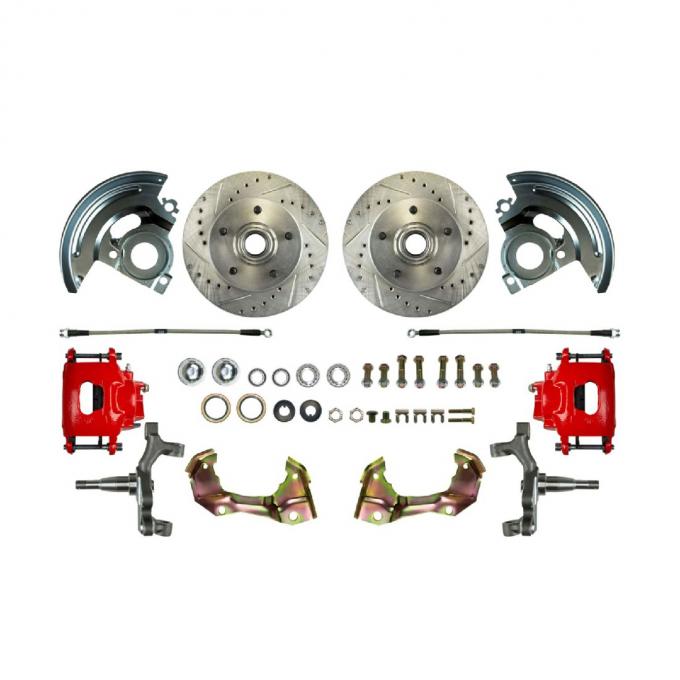 Right Stuff 1967-1969 GM F/X-Body Front 'At The Wheel' Big Brake 2" Drop Upgrade Kit AFXWK02DZ