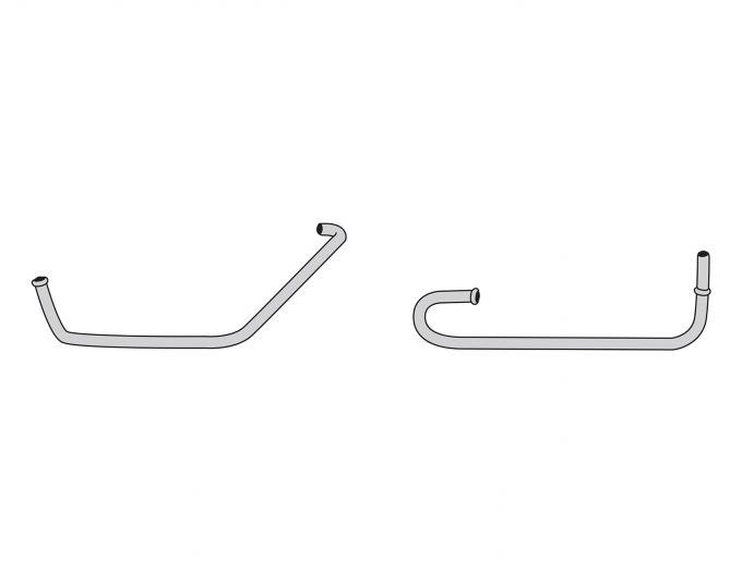 Right Stuff 1978 Camaro W/350cu & 4BBL, Pre-Bent Stainless Steel Thermal Choke Control Tube FCH7801S