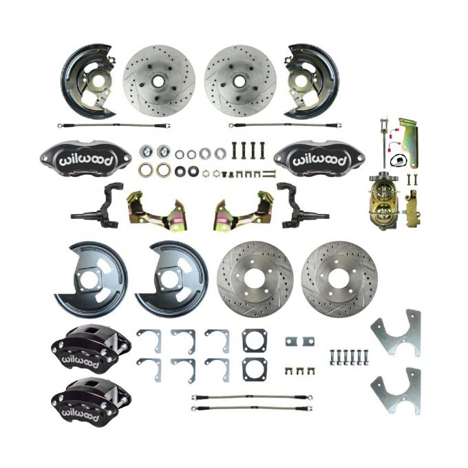 Right Stuff 1968-1974 GM F/X-Body, Performance Series, 4-Wheel Disc Brake Conversion Kit AFXSD25CS
