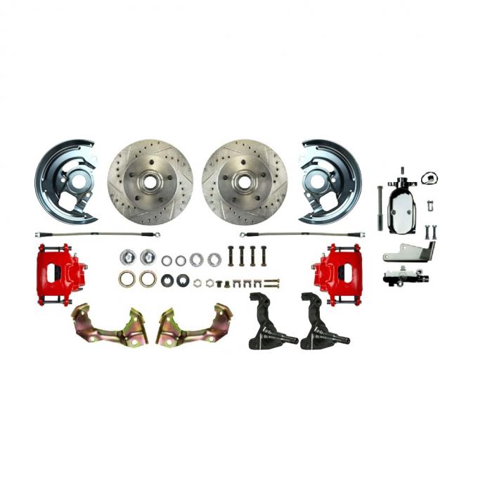 Right Stuff 1967-74 GM F/X-Body, Show N Go, Front Manual Disc Brake Conversion Kit AFXSD02CZX
