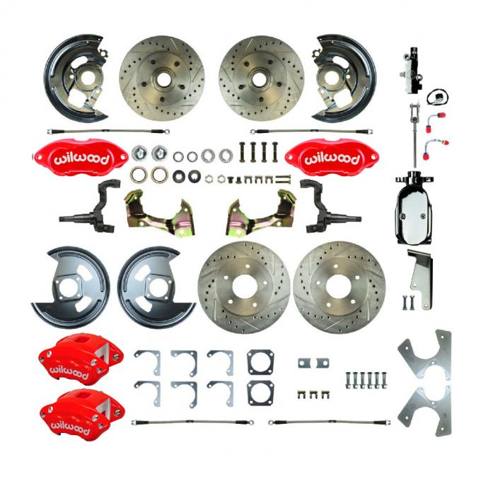 Right Stuff 1967 Camaro/Firebird, Performance Series, 4-Wheel Disc Brake Conversion Kits AFXSD22CZX