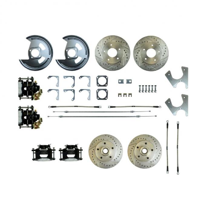 Right Stuff 1970-77 GM F/X-Body, 4-Wheel W/Rear +2 Disc Brake Conversion Kit F70RD05S