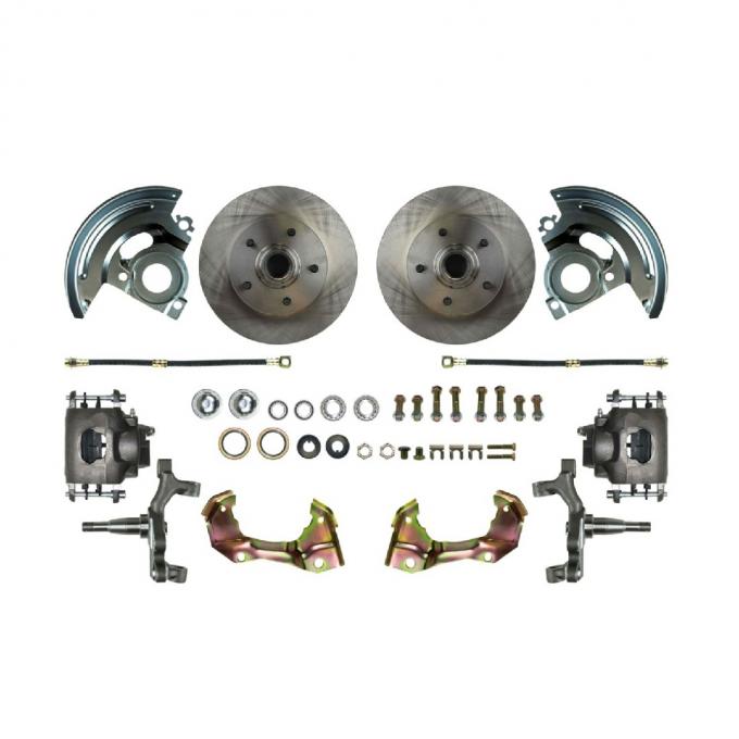 Right Stuff 1967-1969 GM F/X-Body Front 'At The Wheel' Big Brake 2" Drop Upgrade Kit AFXWK02D