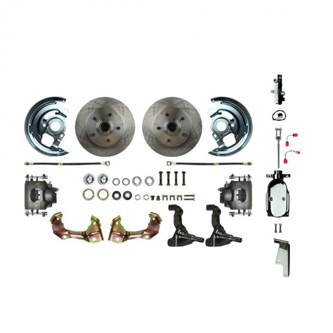 Right Stuff 1967-74 GM F/X-Body, Front Manual Disc Brake Conversion Kit AFXSD02CX